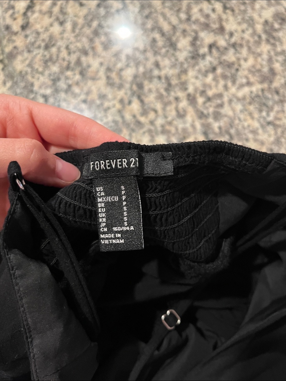 Forever 21 Black Tiered Camisole Tank Top - Women's - Picture 3 of 3